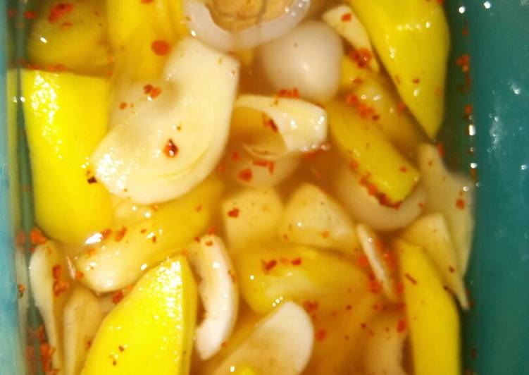 Resep Manisan campur2 (salak, nanas, rambutan, mangga), Bisa Manjain Lidah