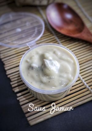 Foto resep Saus Jamur homemade - saus homemade - steak sauce - saos ayam panggang