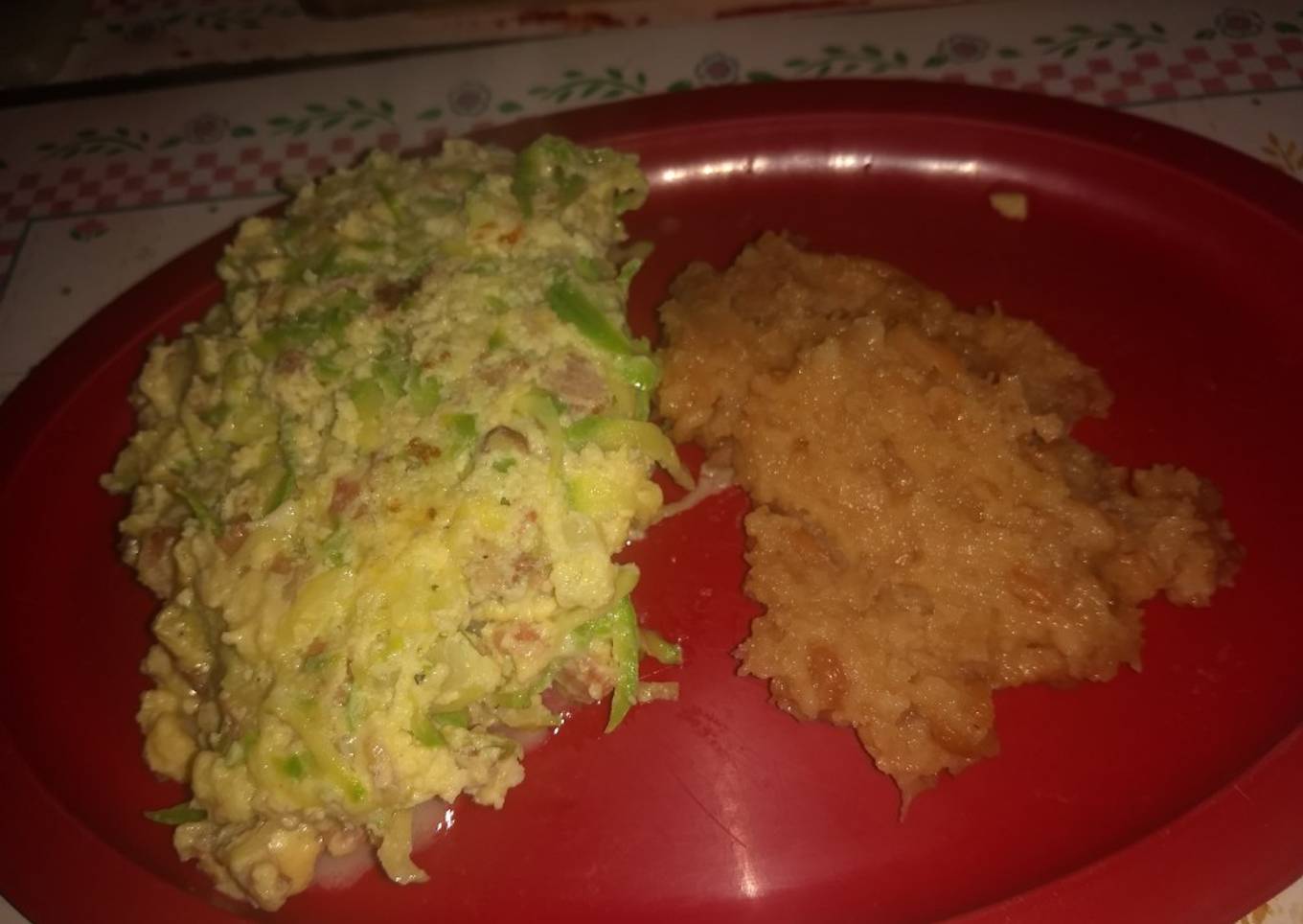 Desayuno Frittata de Calabaza y queso