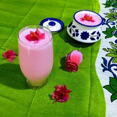 A picture of Rose Lassi.