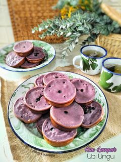 Foto resep Kue lumpur ubi ungu