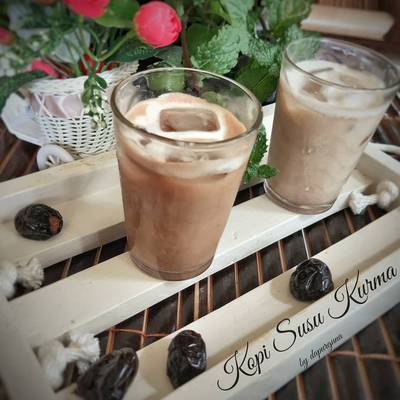 Resep Es Kopi Susu Kurma Oleh Dapurguna Cookpad