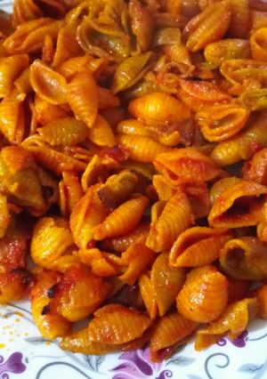 عکسی از دستور ماکارونی