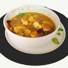 A picture of Potato tomato panneer masala.