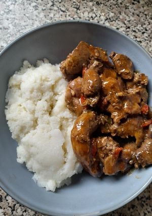 A picture of Chicken gizzards.