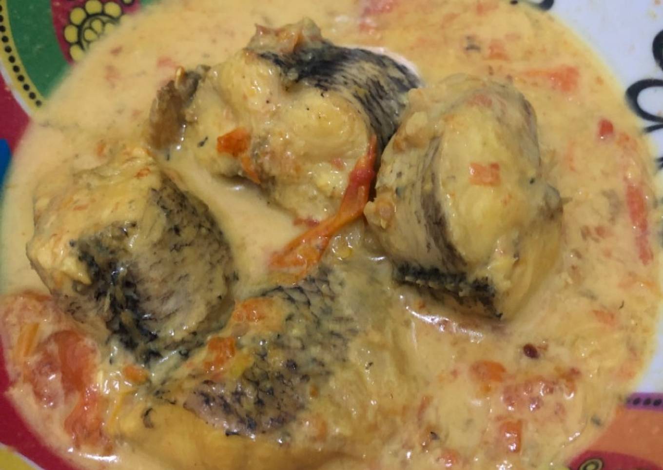 Ikan Gabus Kuah Santan Bumbu Kuning