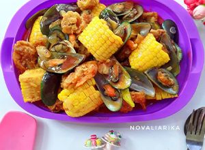 Foto resep Seafood Platter Saos Padang