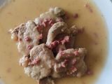 Solomillo de cerdo en salsa de vino