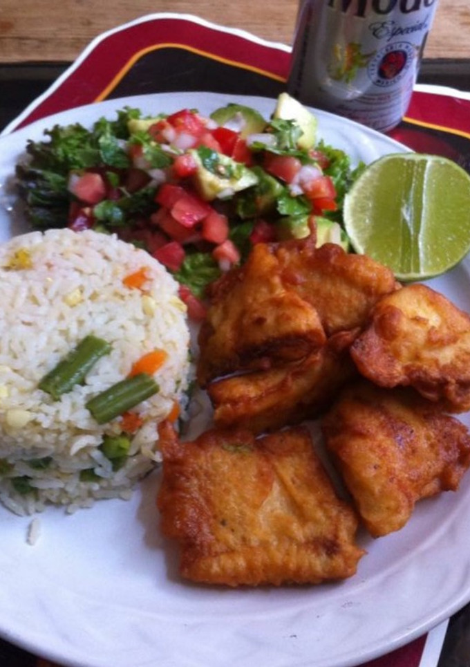 Una foto de Chicharrón de pescado