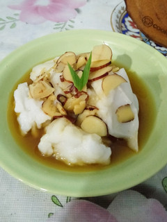 Foto resep Bubur Sumsum Saus Gula Biji Nangka