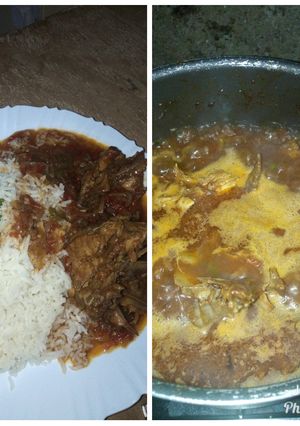 A picture of Kienyeji chicken stew #festive contest kakamega #author marathon.