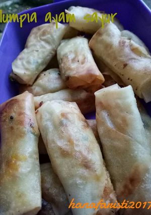 Foto resep Lumpia Ayam Sayur