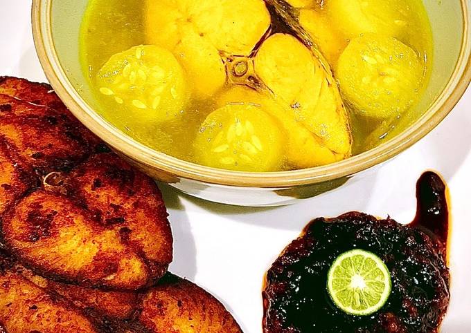 Cara bikin Sup Ikan dan Ikan Goreng a la Mak Beng Bali Lengkap dengan Sambal Cara bikin Sup Ikan dan Ikan Goreng a la Mak Beng Bali Lengkap dengan Sambal