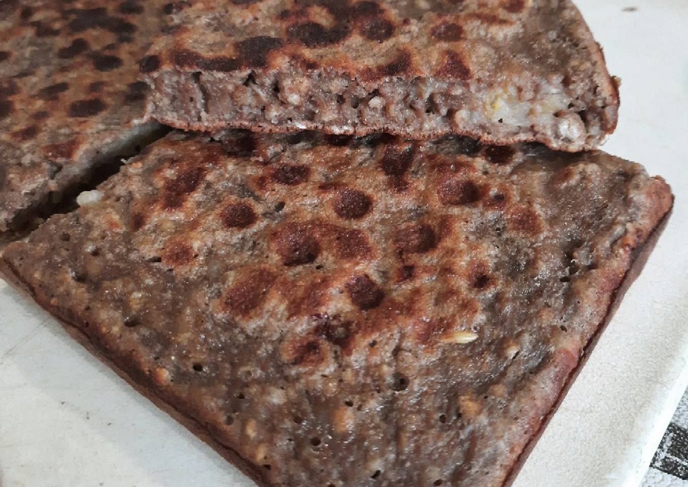 Torta saludable en flip