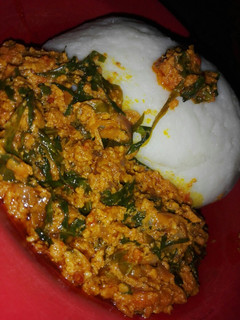 A picture of Egusi soup.