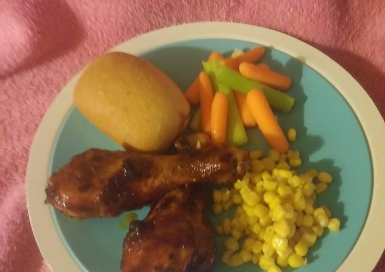 Made by You Oven Baked cajun BBQ Chicken Legs