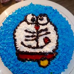 A picture of Doremon cake🎂🎂.