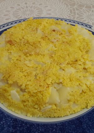 Foto principal de 🇪🇸 Tortilla "española" de mijo baja en grasa y vegana (versión sin harina) 🍳