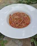 Arroz meloso con pota