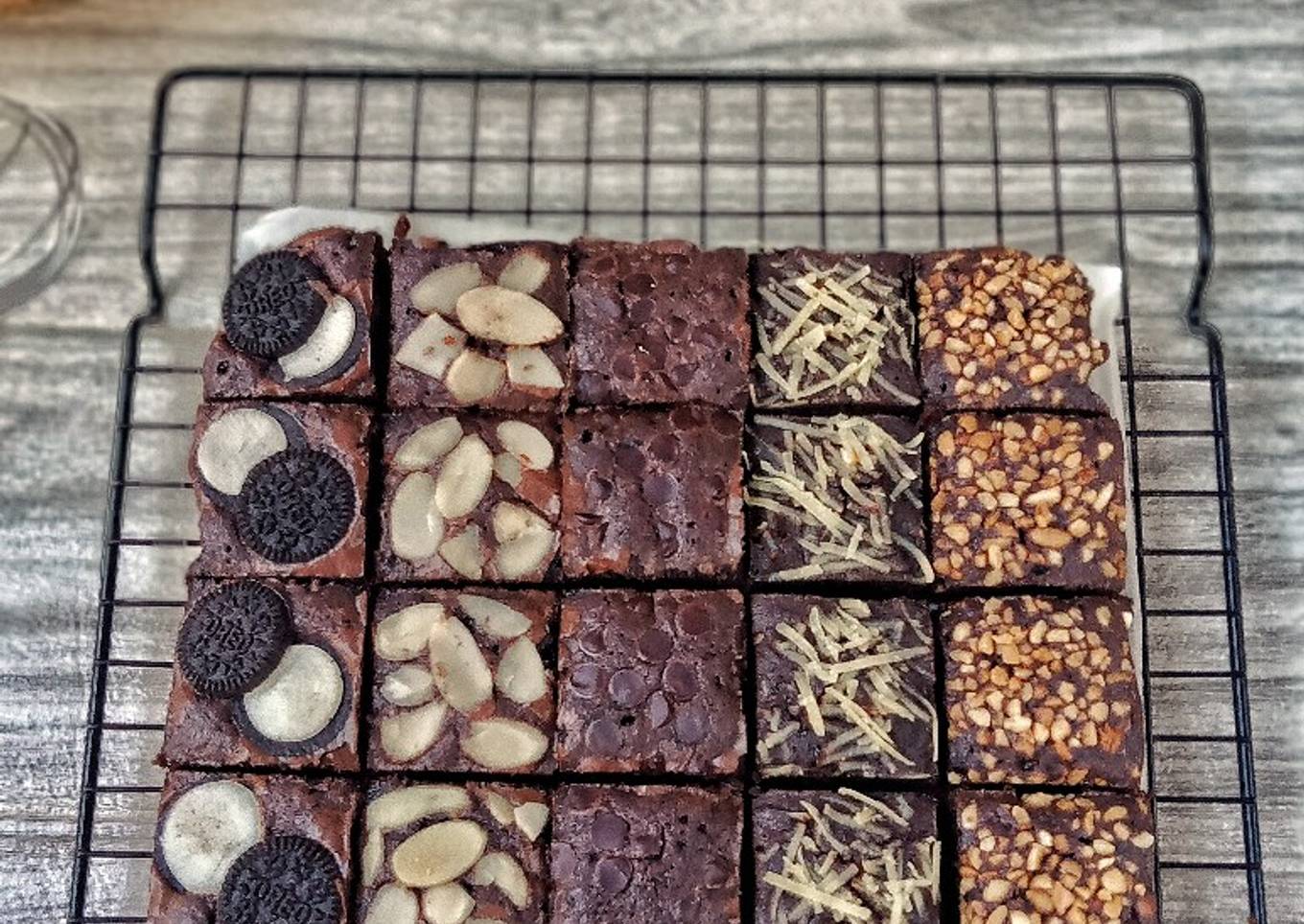 Fudgy Brownies Sekat *5x5