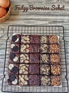 Foto resep Fudgy Brownies Sekat *5x5