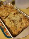 Orangey Bread Pudding with Streusel Topping