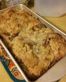 Orangey Bread Pudding with Streusel Topping