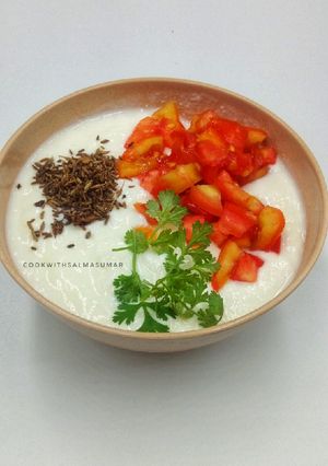 A picture of Tomato Raita.