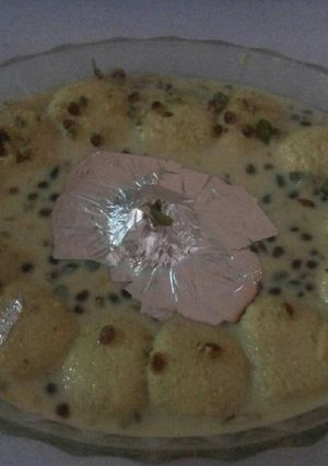 A picture of Rasmalai.