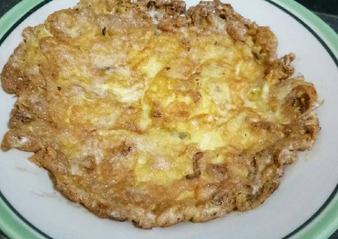 Anti Ribet, Memasak Telur dadar sambal goreng bawang Rumahan