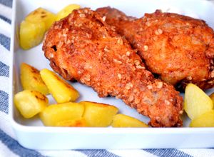 KFC rántott csirkecomb recept recept fotója