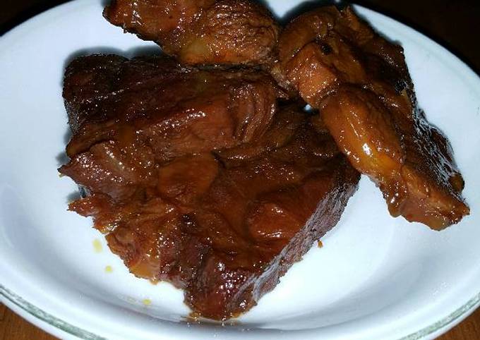 Ini dia! Cara gampang membuat Bacem Daging Sapi  sedap