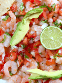 A picture of Shrimp Ceviche.
