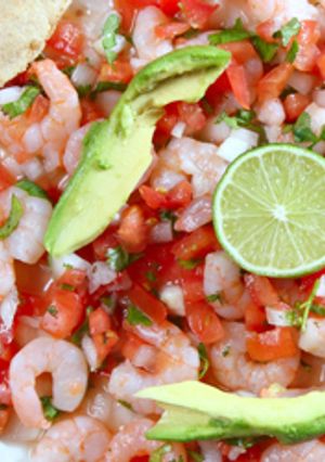 A picture of Shrimp Ceviche.