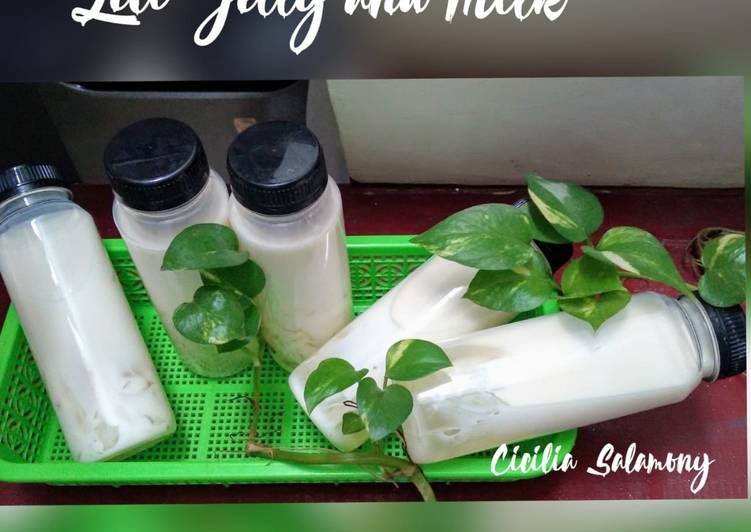 Cara Memasak Leci Jelly and Milk enak dan mudah