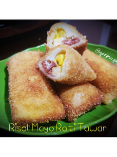 Foto resep 35. Risol Mayo Roti Tawar