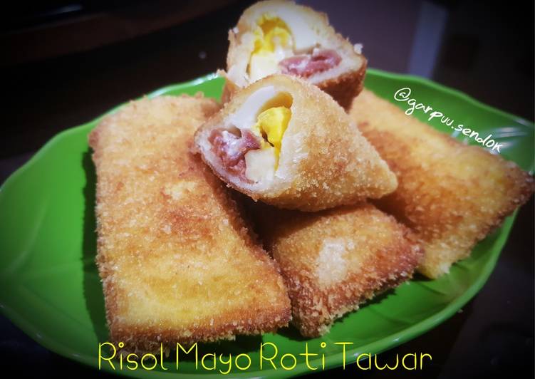 Resep 35. Risol Mayo Roti Tawar Anti Gagal