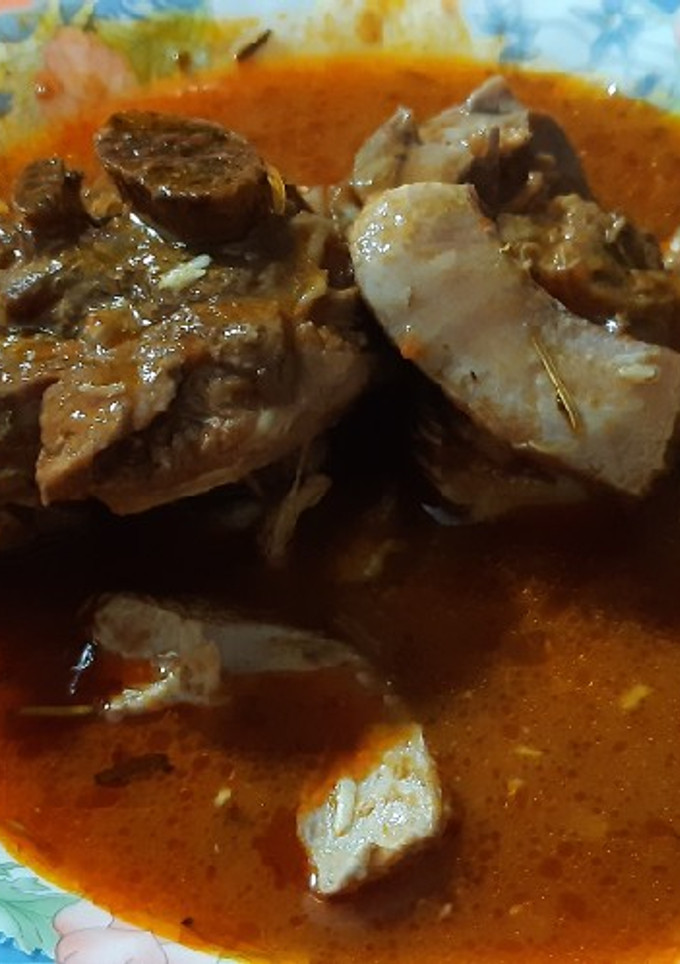 Una foto de Ossobuco de pavo