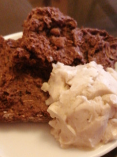 Una foto de Brownie de zapallo italiano