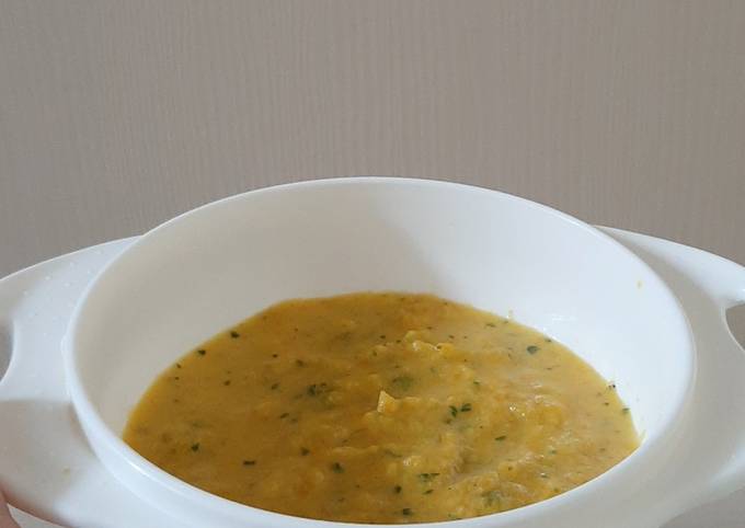 Cara Gampang Membuat Steamed Kabocha with Grilled Dori Fish, Sempurna