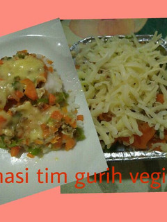 Foto resep Nasi tim gurih vegie mpasi 10+