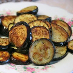 A picture of Fried Aubergine.
