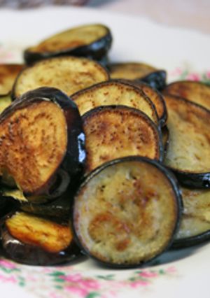 A picture of Fried Aubergine.