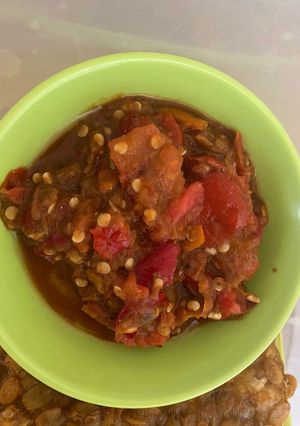 Foto resep Sambel Trasi Tomat Segar
