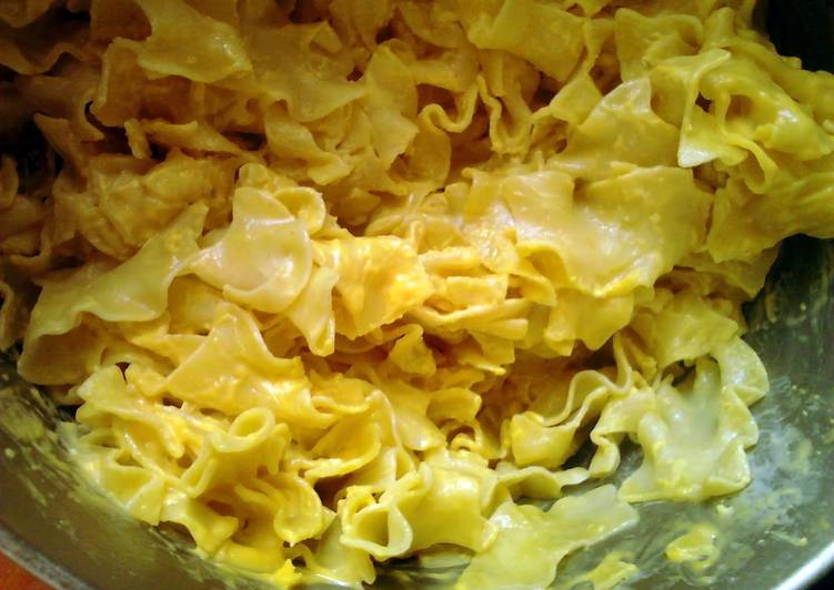 egg noodles n cheese