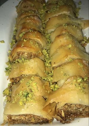 صورة لوصفة بقلاوة سهلة ولذيذة