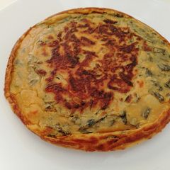 A picture of Vegan Spanish Omelette/Tortilla.