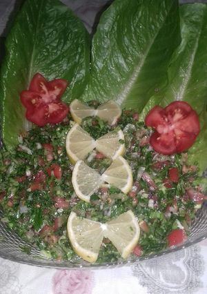 A picture of Syrian Tabbouleh.