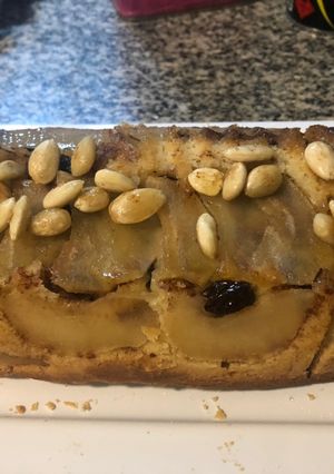 Una foto de Budín de manzana