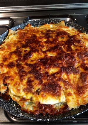 عکسی از دستور لازانیا گیاهی بدون گوشت😋🧅🍅🌱
